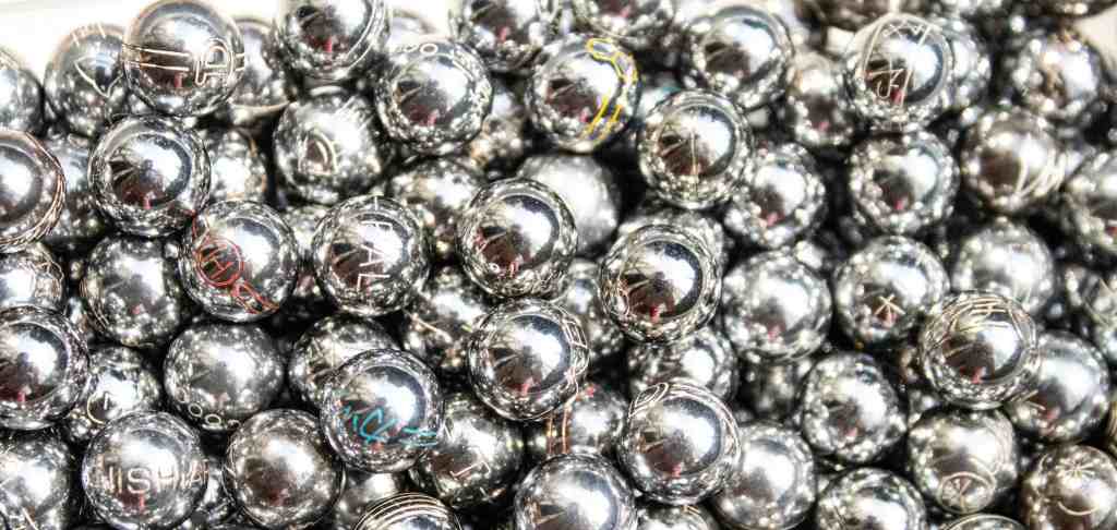 Engraved Pachinko Balls Steel Chrome Plated